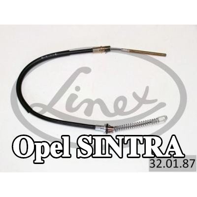 LINEX كابل، فرامل الخدمة — Opel Sintra