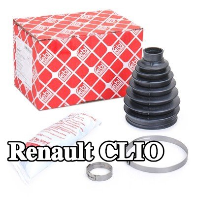 FEBI BILSTEIN طقم غطاء مفصل CV, عمود الدفع بجانب العجلة, البلاستيك الحراري — 2012 Renault Clio