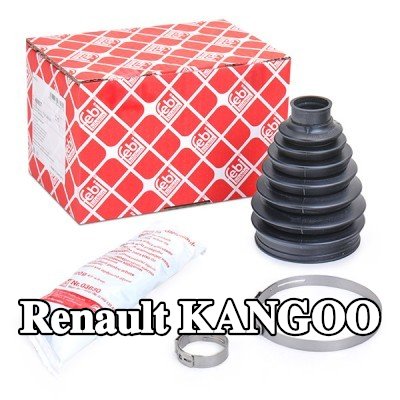 FEBI BILSTEIN طقم غطاء مفصل CV, عمود الدفع بجانب العجلة, البلاستيك الحراري — Renault Kangoo