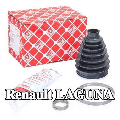 FEBI BILSTEIN طقم غطاء مفصل CV, عمود الدفع بجانب العجلة, البلاستيك الحراري — Renault Laguna