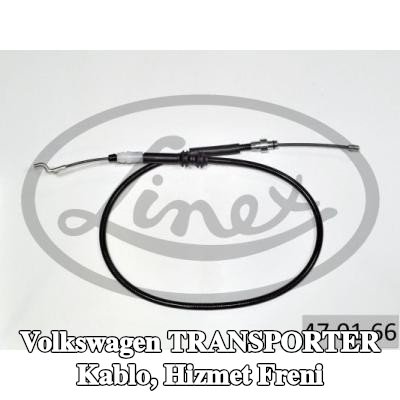 LINEX Kablo, hizmet freni — Volkswagen Transporter