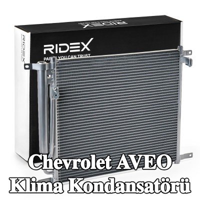 RIDEX Kurutuculu klima kondansatörü — 2007 Chevrolet Aveo