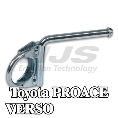 HJS حامل التثبيت, كاتم الصوت الأمامي, بدون حامل (حاملات) مطاطي (مطاطية) — Toyota Proace Verso