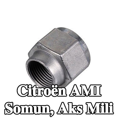 METZGER Somun, ön aks sol aks mili, Ön Aks Sağ — Citroën Ami