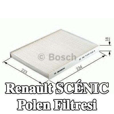 BOSCH Polen filtresi Partikül Filtresi — 2002 Renault Scénic