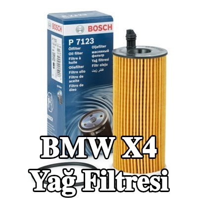 BOSCH Contalı/sızdırmazlık elemanlı yağ filtresi — 2016 BMW X4