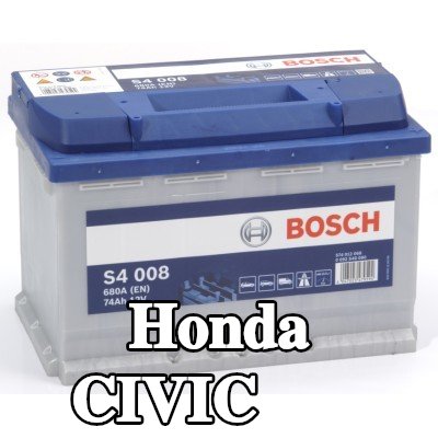 BOSCH بطارية S4, 008 — 2000 Honda Civic
