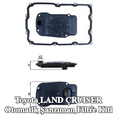 MAHLE Conta/sızdırmazlık elemanı içeren otomatik şanzıman filtre kiti — Toyota Land Cruiser