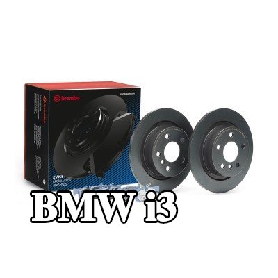 BREMBO مجموعة أقراص ووسادات الفرامل الصلبة, مع لوحة مانعة للصرير, مع مسامير/براغي — BMW i3