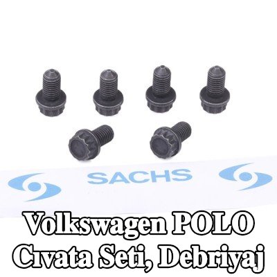 SACHS Cıvata seti, debriyaj — Volkswagen Polo