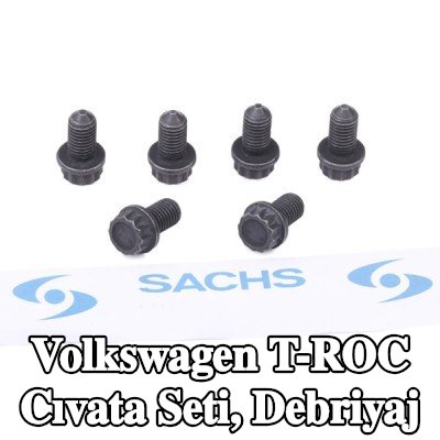 SACHS Cıvata seti, debriyaj — Volkswagen T-roc