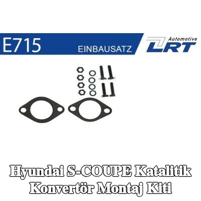 LRT Katalitik konvertör montaj kiti — Hyundai S-coupe