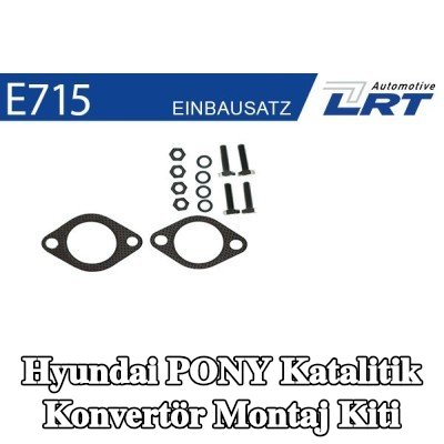 LRT Katalitik konvertör montaj kiti — Hyundai Pony
