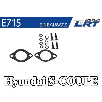 LRT مجموعة تركيب المحول الحفاز — Hyundai S-coupe