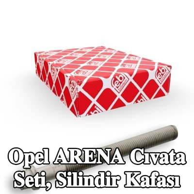 FEBI BILSTEIN Cıvata Kiti, silindir kafası 119mm — Opel Arena