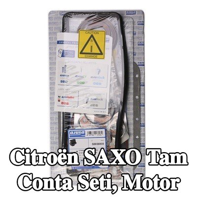 AJUSA Tam Conta Seti, silindir kapağı contalı motor, valf gövdesi contalı, FIBERMAX — 2002 Citroën Saxo
