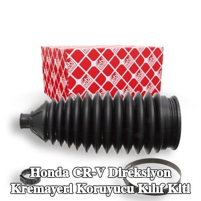 FEBI BILSTEIN Sol ön aks direksiyon kremayeri kılıfı kiti, kelepçeli — 2011 Honda Cr-v