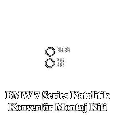 HJS Katalitik konvertör montaj kiti — 1990 BMW 7 Series