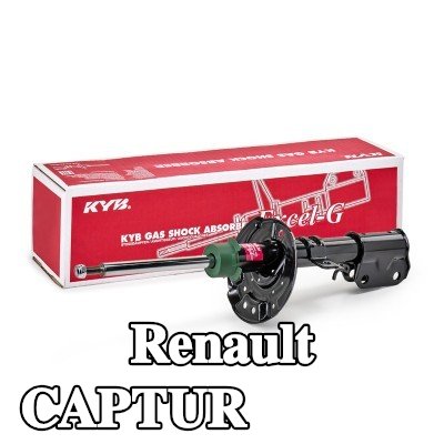 KYB ممتص الصدمات Excel-G, المحور الأمامي, ضغط الغاز, دعامة نظام التعليق — Renault Captur