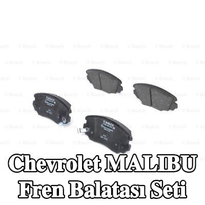 BOSCH Fren balatası seti 18, 6mm, gıcırtı önleyici plaka ile, aksesuarlarla — Chevrolet Malibu