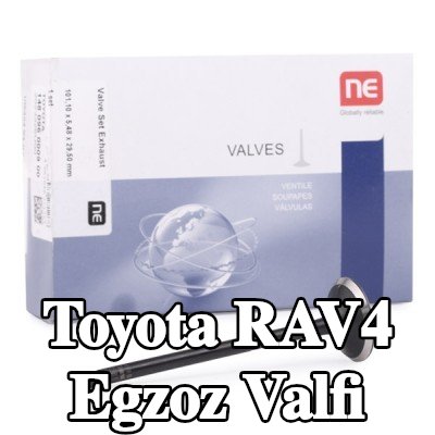 NE Egzoz valfi, egzoz tarafı, Nitrürlenmiş valf gövdesi — 2012 Toyota Rav4