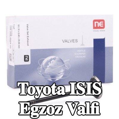 NE Egzoz valfi, egzoz tarafı, Nitrürlenmiş valf gövdesi — 2004 Toyota Isis