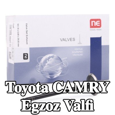NE Egzoz valfi, egzoz tarafı, Nitrürlenmiş valf gövdesi — Toyota Camry