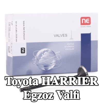 NE Egzoz valfi, egzoz tarafı, Nitrürlenmiş valf gövdesi — Toyota Harrier