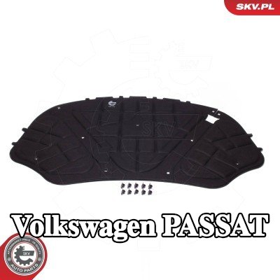 ESEN SKV مادة عازلة للصوت، حجرة المحرك — 2011 Volkswagen Passat