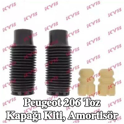 KYB Toz kapağı kiti, amortisör Koruma Kiti, Ön Aks — Peugeot 206