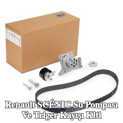 BOSCH Su pompası ve triger kayışı kiti Diş Sayısı: 119, Width: 27mm — 2012 Renault Scénic