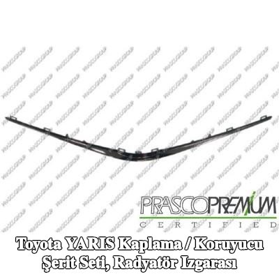 PRASCO Kaplama / Koruyucu Şerit Seti, radyatör ızgarası — Toyota Yaris