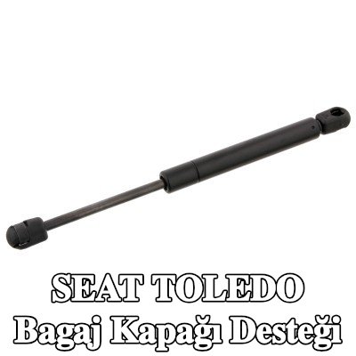 FEBI BILSTEIN Bagaj kapağı amortisörü (Her iki taraf), 279mm — 2000 SEAT Toledo