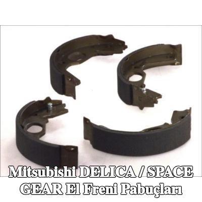 ABE El freni pabuçları Arka Aks, 197mm — Mitsubishi Delica / Space Gear
