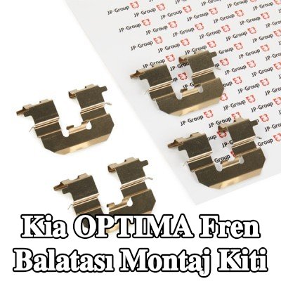 JP GROUP Fren balatası montaj kiti Arka Aks — 2012 Kia Optima