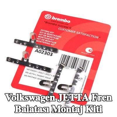 BREMBO Fren balatası montaj kiti — 1990 Volkswagen Jetta