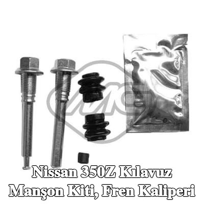 Metalcaucho Kılavuz manşon kiti, fren kaliperi Arka Aks — Nissan 350z