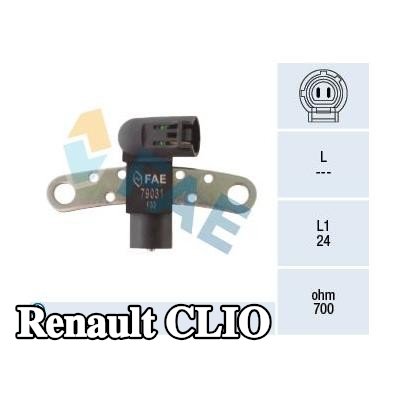 FAE مستشعر عدد الدورات في الدقيقة, إدارة المحرك بدون كابل — Renault Clio