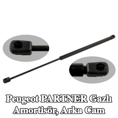 FEBI BILSTEIN Gaz Yayı, arka cam her iki taraf — Peugeot Partner