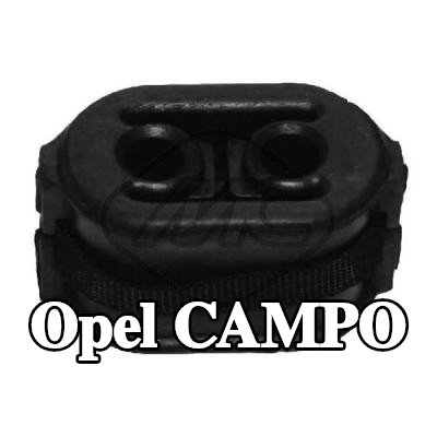 Metalcaucho مخمد مطاطي, كاتم الصوت الأمامي — 1992 Opel Campo