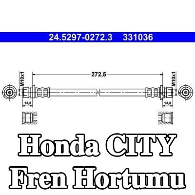 ATE Fren hortumu 272, 5mm — Honda City