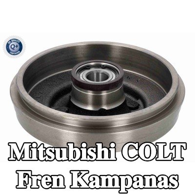 ACKOJA Arka aks fren kampanası, 240mm, entegre manyetik sensör halkalı, tekerlek yatağı ile — 2002 Mitsubishi Colt