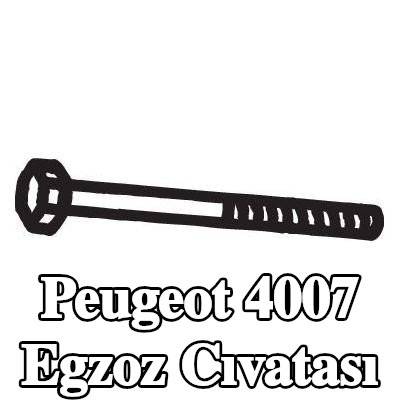 BOSAL Egzoz cıvatası — Peugeot 4007