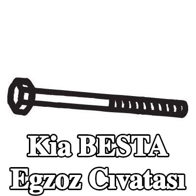 BOSAL Egzoz cıvatası — Kia Besta
