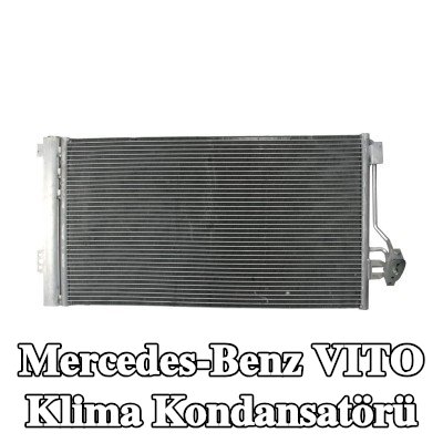 BOSCH Kurutuculu klima kondansatörü, montaj kılavuzu ile, conta halkasız, azot dolgulu — Mercedes-Benz Vito
