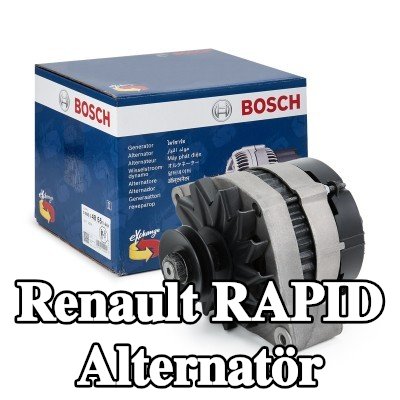 BOSCH Alternatör 60A — Renault Rapid