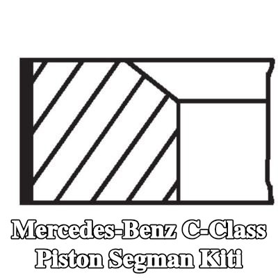 MAHLE Piston Segman Kiti — 2002 Mercedes-Benz C-Class