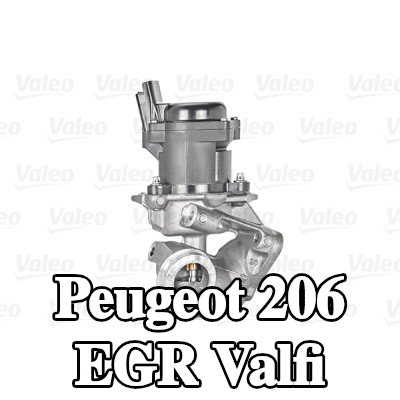 VALEO Contalı/sızdırmazlık elemanlı EGR valfi, EGR soğutucusuz, ORIGINAL PART — Peugeot 206