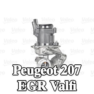 VALEO Contalı/sızdırmazlık elemanlı EGR valfi, EGR soğutucusuz, ORIGINAL PART — Peugeot 207