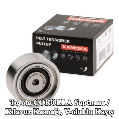 KAMOKA Saptırma / kılavuz kasnağı, V-ribbed belt Outer Diameter: 64mm — 2002 Toyota Corolla